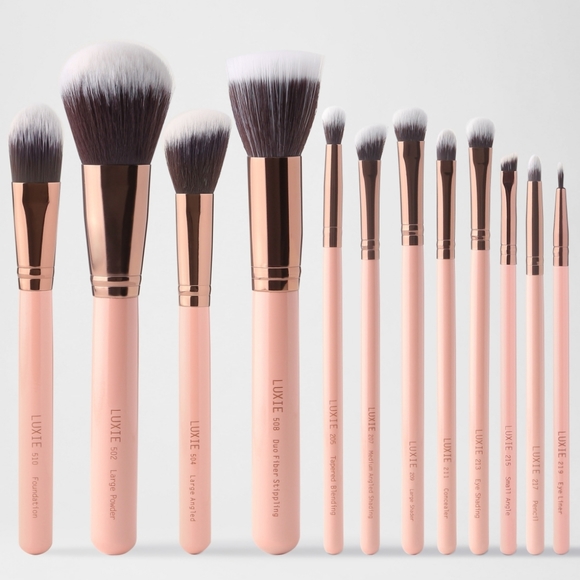 Sold Luxie Signature Rose Gold Brush 13-piece Set - Picture 7 of 10